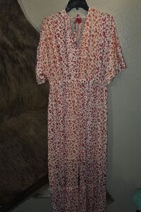 SHEIN Multicolor Leopard Print Jumpsuit